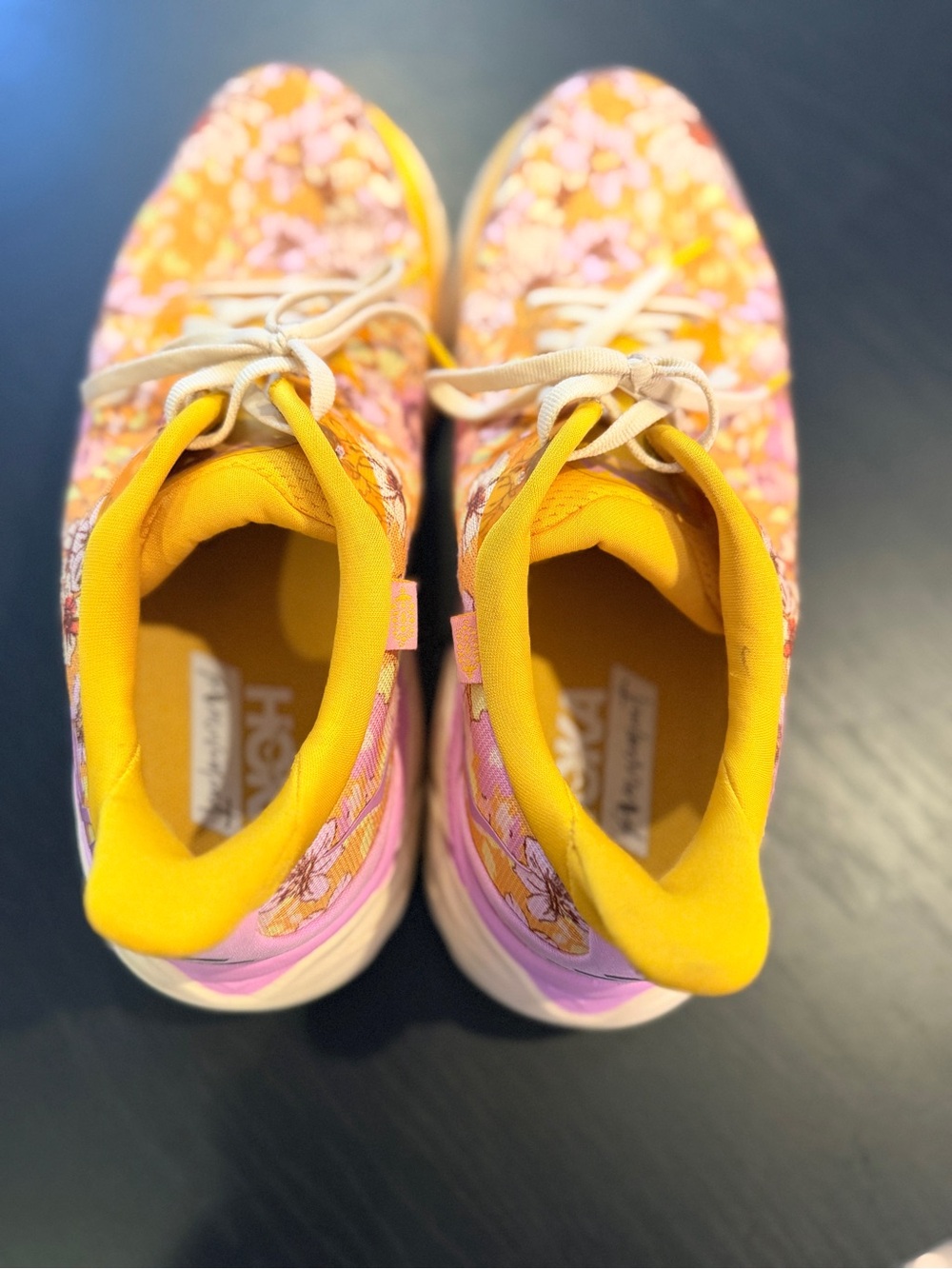Hoka x Free People Movement Clifton 8 Golden Coast Floral Shoes (Size 9B) - Picture 3 of 9